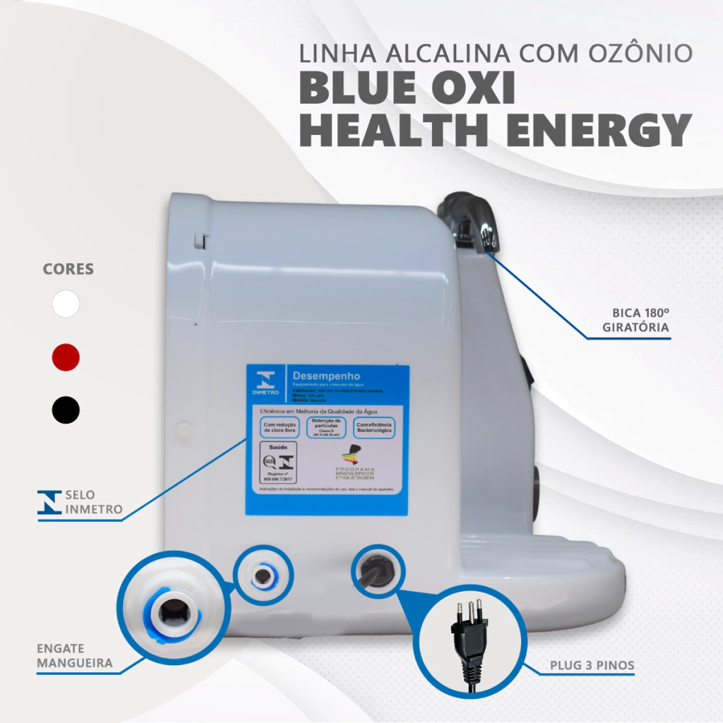 Blue oxi especificações