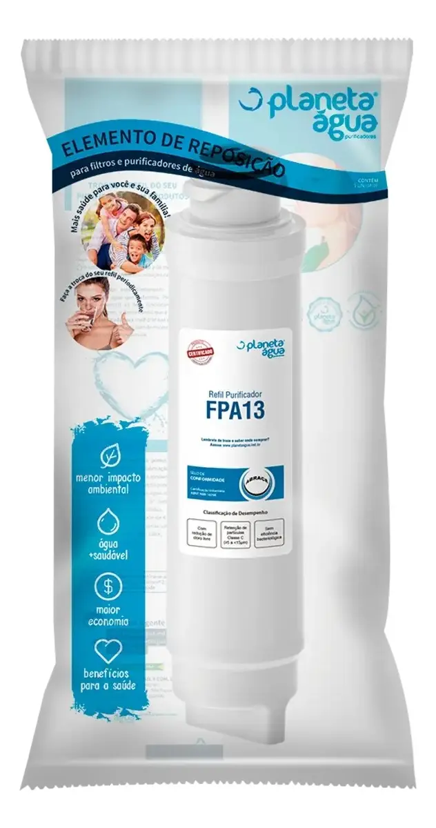 Refil Filtro De Agua Para Purificador Electrolux Fpa13 2