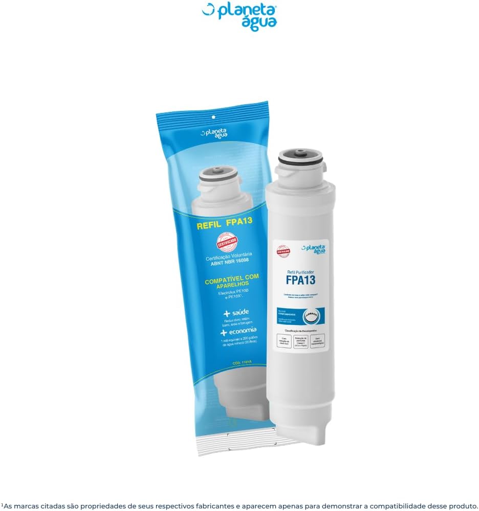 Refil Filtro De Agua Para Purificador Electrolux Fpa13 3